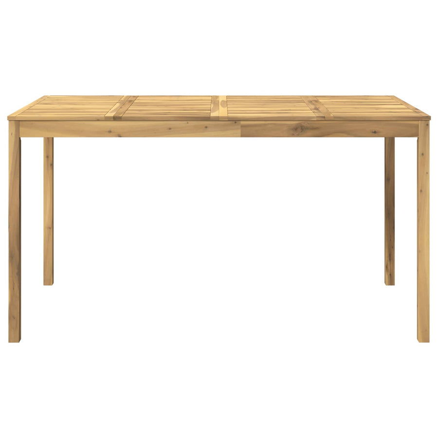 Tuinbar Tafel Wit 196 x 100 x 105 cm Massief Acaciahout