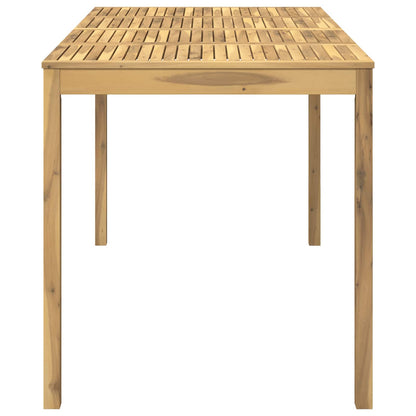 Tuinbar Tafel Wit 196 x 100 x 105 cm Massief Acaciahout