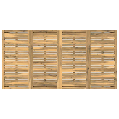 Tuinbar Tafel Wit 196 x 100 x 105 cm Massief Acaciahout