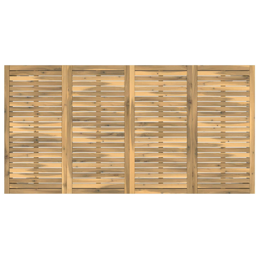 Tuindiner tafel Wit 196 x 100,5 x 75 cm Massief Acaciahout