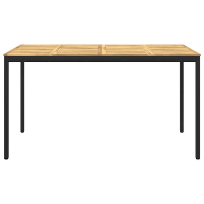 Tuinbar Tafel Wit en zwart 196 x 100,5 x 105 cm
