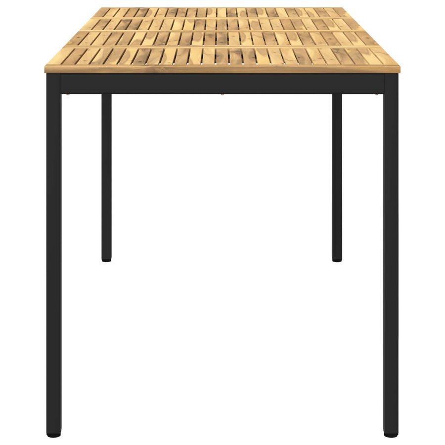 Tuinbar Tafel Wit en zwart 196 x 100,5 x 105 cm