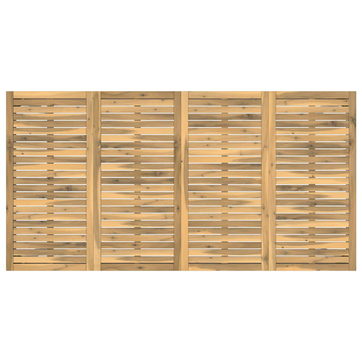 Tuinbar Tafel Wit 196 x 100,5 x 105 cm Massief Acaciahout