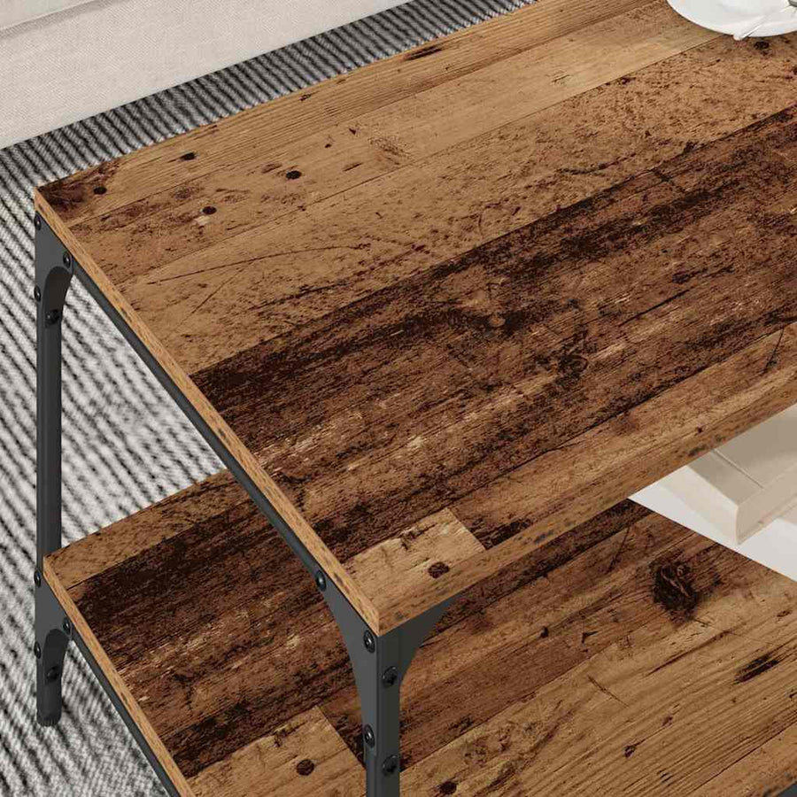 Salontafel Bewerkt Hout 80 x 50 x 40 cm Oud hout