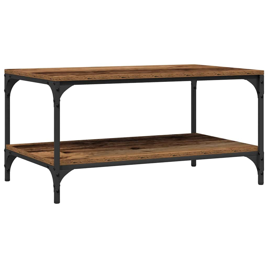 Salontafel Bewerkt Hout 80 x 50 x 40 cm Oud hout