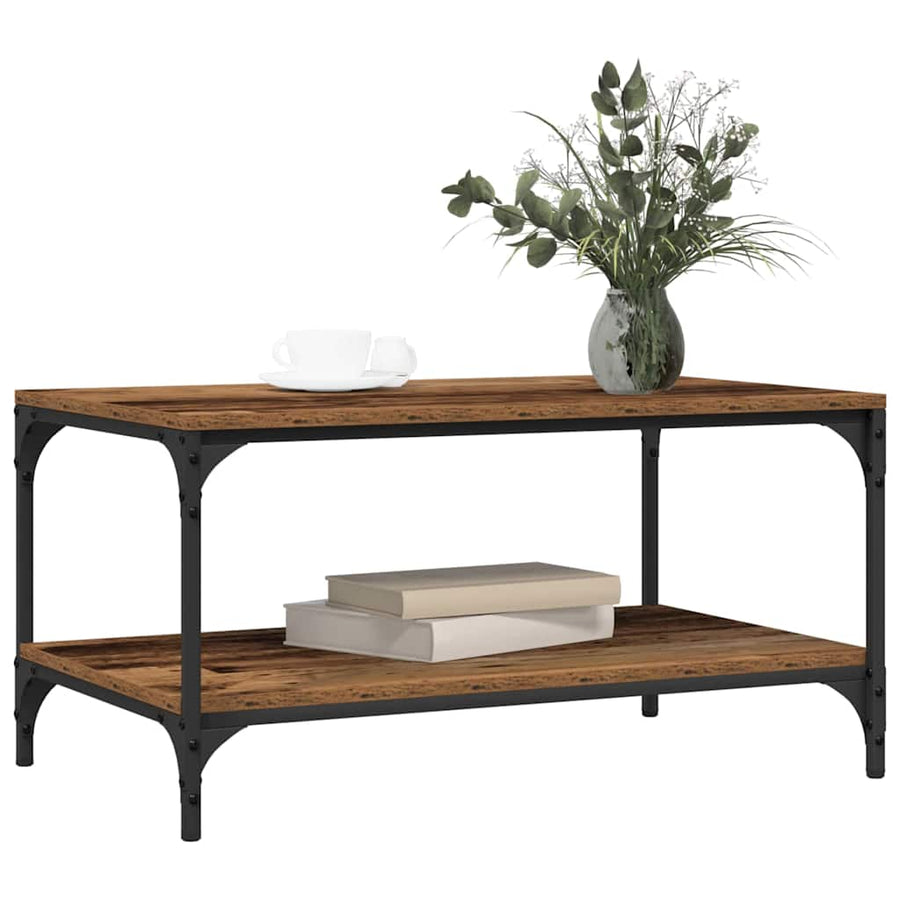 Salontafel Bewerkt Hout 80 x 50 x 40 cm Oud hout