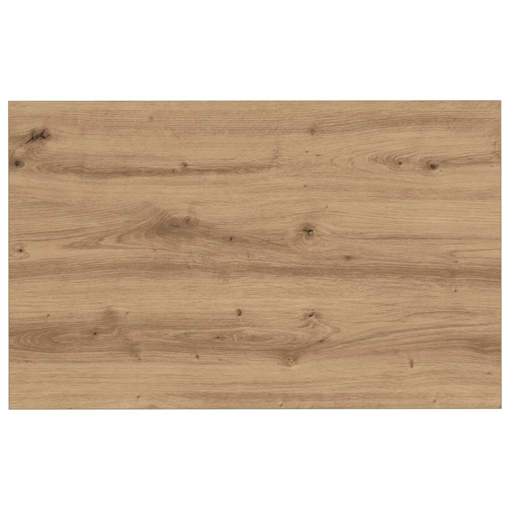 Salontafel Artisan Eiken 81 X 50 X 40 Cm Bewerkt Hout 80 x 50 x 40 cm artisanaal eikenkleurig