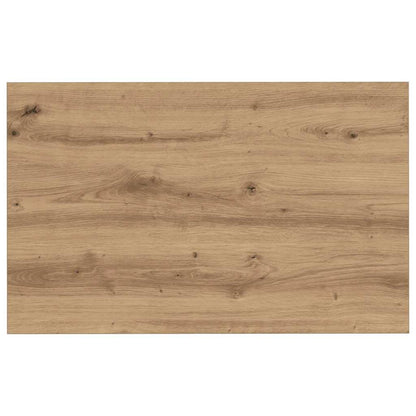 Salontafel Artisan Eiken 81 X 50 X 40 Cm Bewerkt Hout 80 x 50 x 40 cm artisanaal eikenkleurig