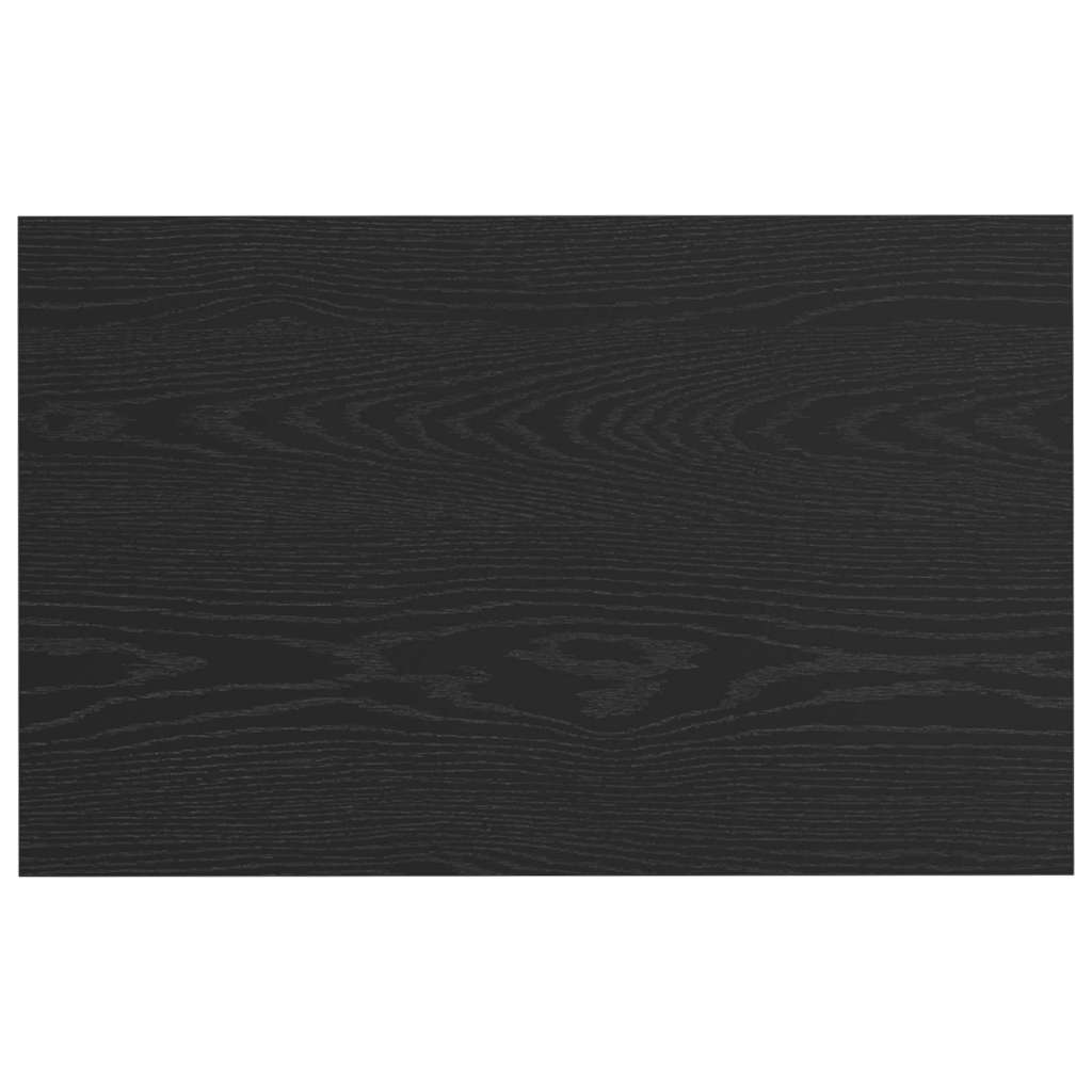 Salontafel 81 X 50 X 40 Cm Bewerkt Hout 80 x 50 x 40 cm Zwart eiken