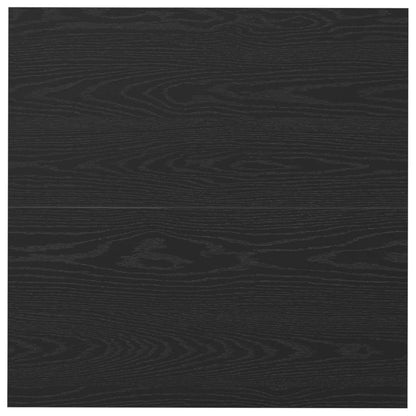 Salontafel Zwart eiken 80 x 80 x 40 cm Bewerkt hout