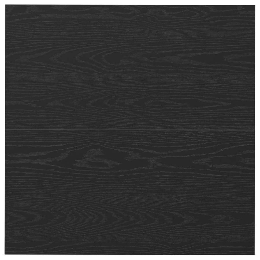Salontafel Zwart eiken 80 x 80 x 40 cm Bewerkt hout