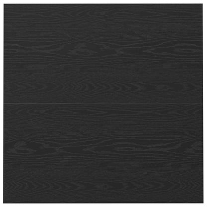 Salontafel Zwart eiken 100 x 100 x 40 cm Bewerkt hout