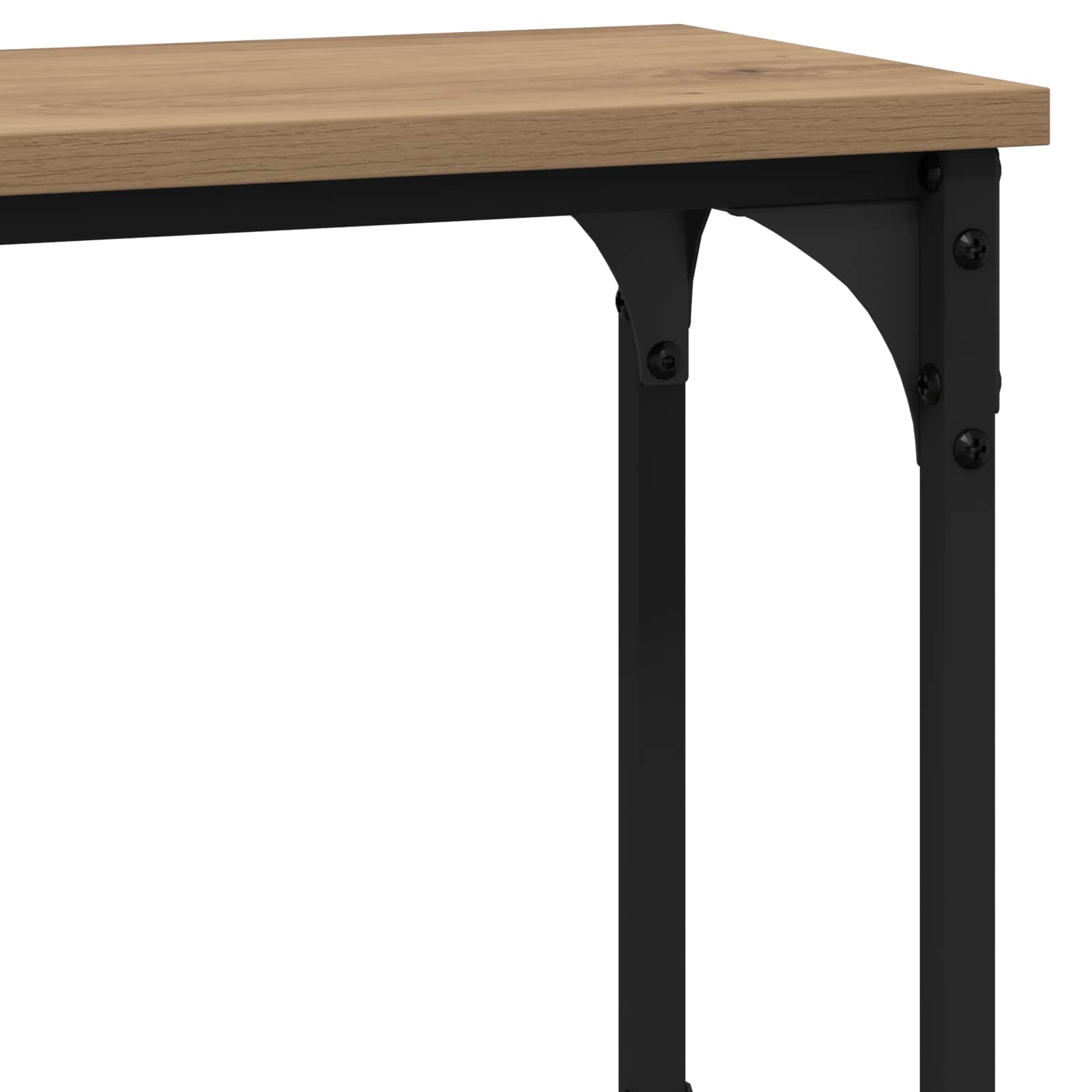 Wandtafel Artisan Eiken 100 x 22,5 x 75 cm Bewerkt hout