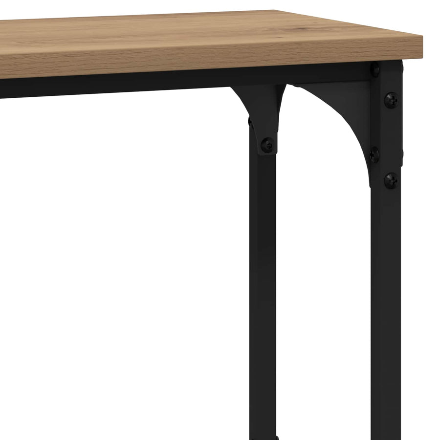 Wandtafel Artisan Eiken 100 x 22,5 x 75 cm Bewerkt hout