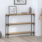 Wandtafel Artisan Eiken 100 x 22,5 x 75 cm Bewerkt hout