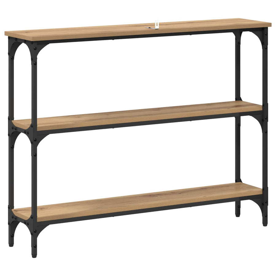 Wandtafel Artisan Eiken 100 x 22,5 x 75 cm Bewerkt hout