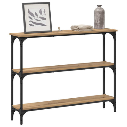 Wandtafel Artisan Eiken 100 x 22,5 x 75 cm Bewerkt hout