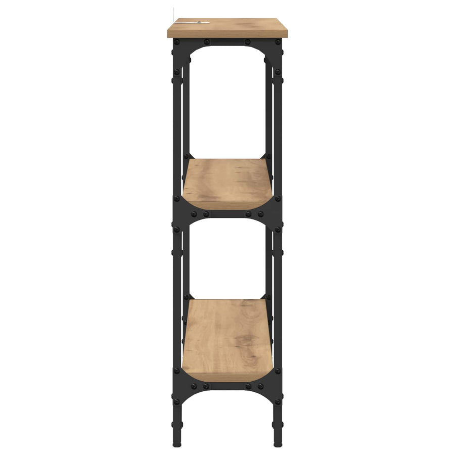 Wandtafel Artisan Eiken 100 x 22,5 x 75 cm Bewerkt hout