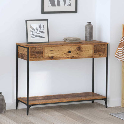 Wandtafel Other Oud hout 100 x 34.5 x 75 cm Bewerkt hout