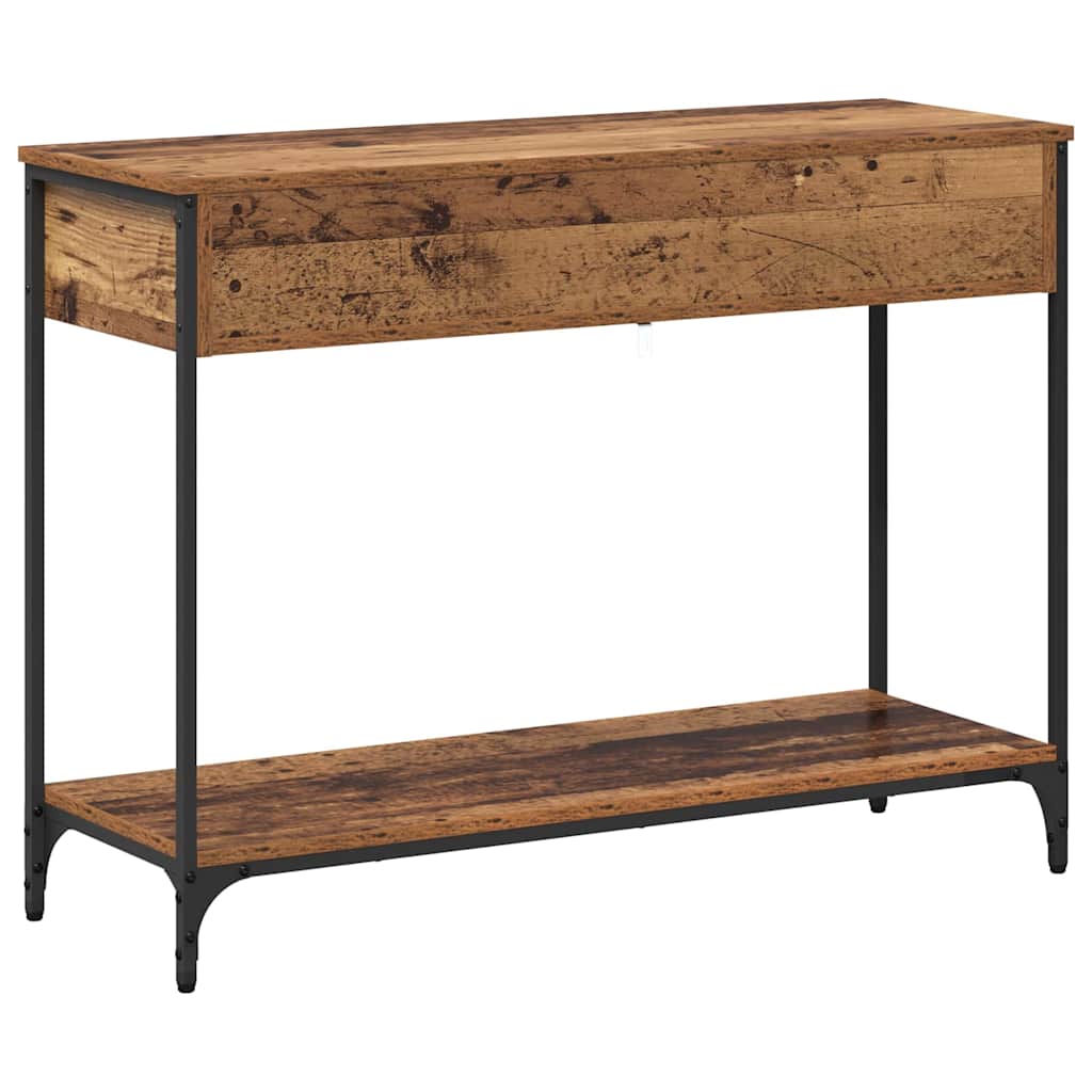 Wandtafel Other Oud hout 100 x 34.5 x 75 cm Bewerkt hout