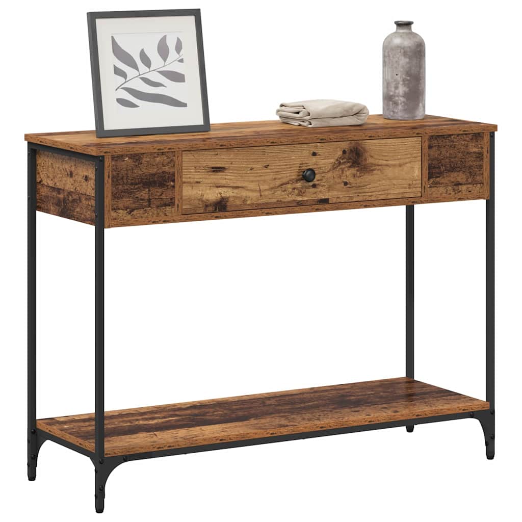 Wandtafel Other Oud hout 100 x 34.5 x 75 cm Bewerkt hout