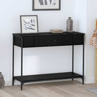 Console table Anders Black oak 100 x 34.5 x 75 cm Engineered wood