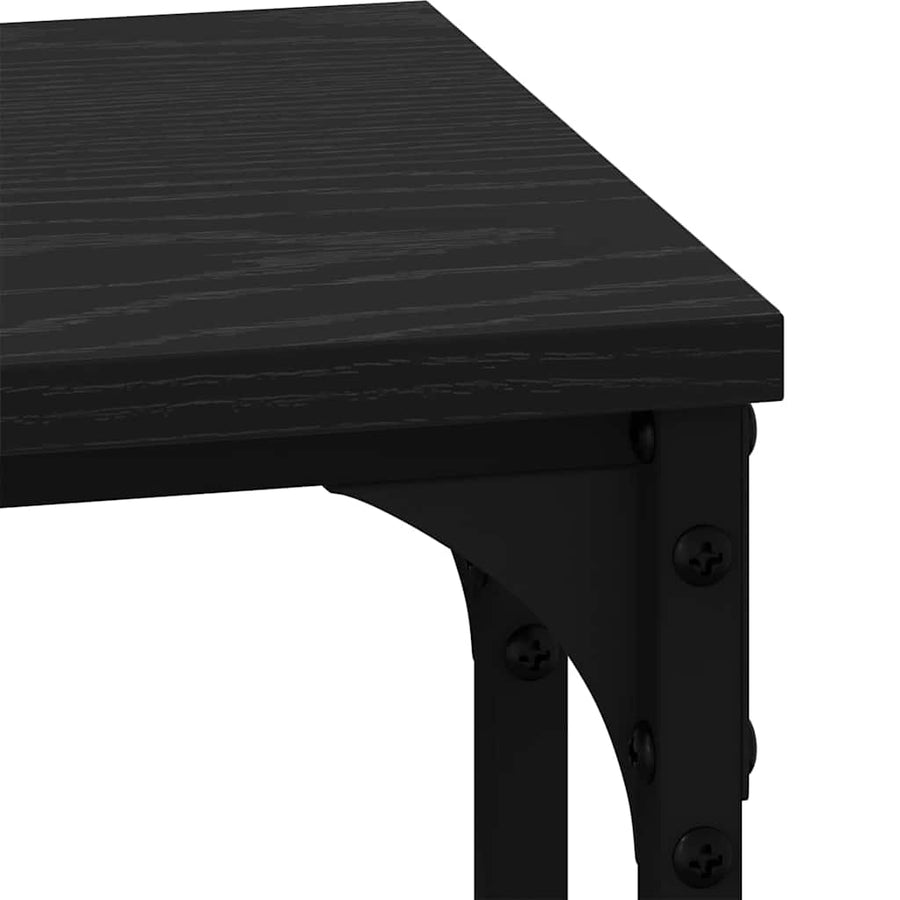 Nesting Koffietafel 3 pcs Zwart eiken Bewerkt hout