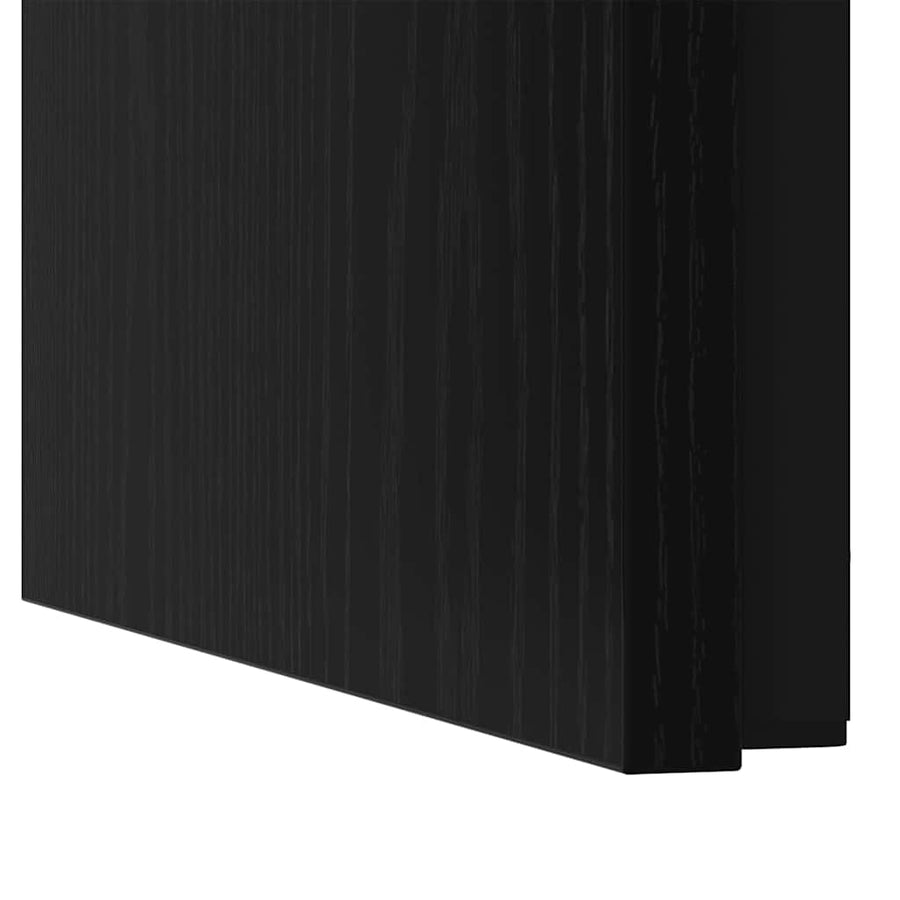 Nesting Koffietafel 3 pcs Zwart eiken 60 x 35 x 56 cm
