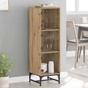 Dressoir 35x37x117 cm eikenkleurig bewerkt hout