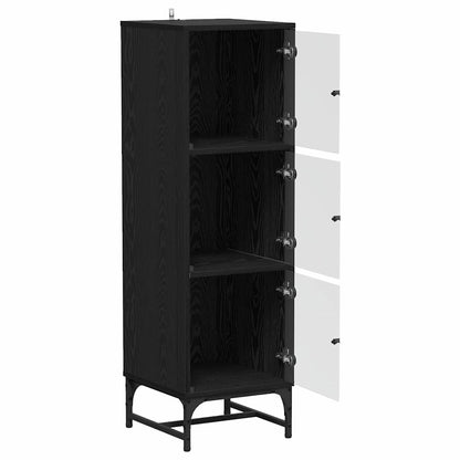 Dressoir Zwart Eiken 35 x 37 x 117 cm