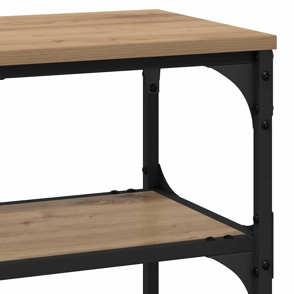 Wandtafel met plank Artisan Eiken 100 x 30 x 75 cm Bewerkt hout