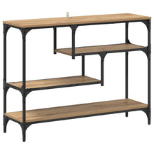 Wandtafel met plank Artisan Eiken 100 x 30 x 75 cm Bewerkt hout