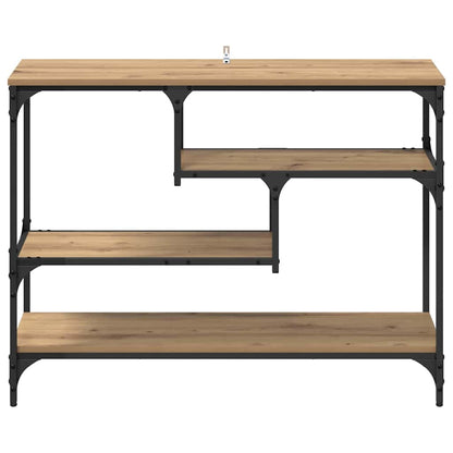 Wandtafel met plank Artisan Eiken 100 x 30 x 75 cm Bewerkt hout