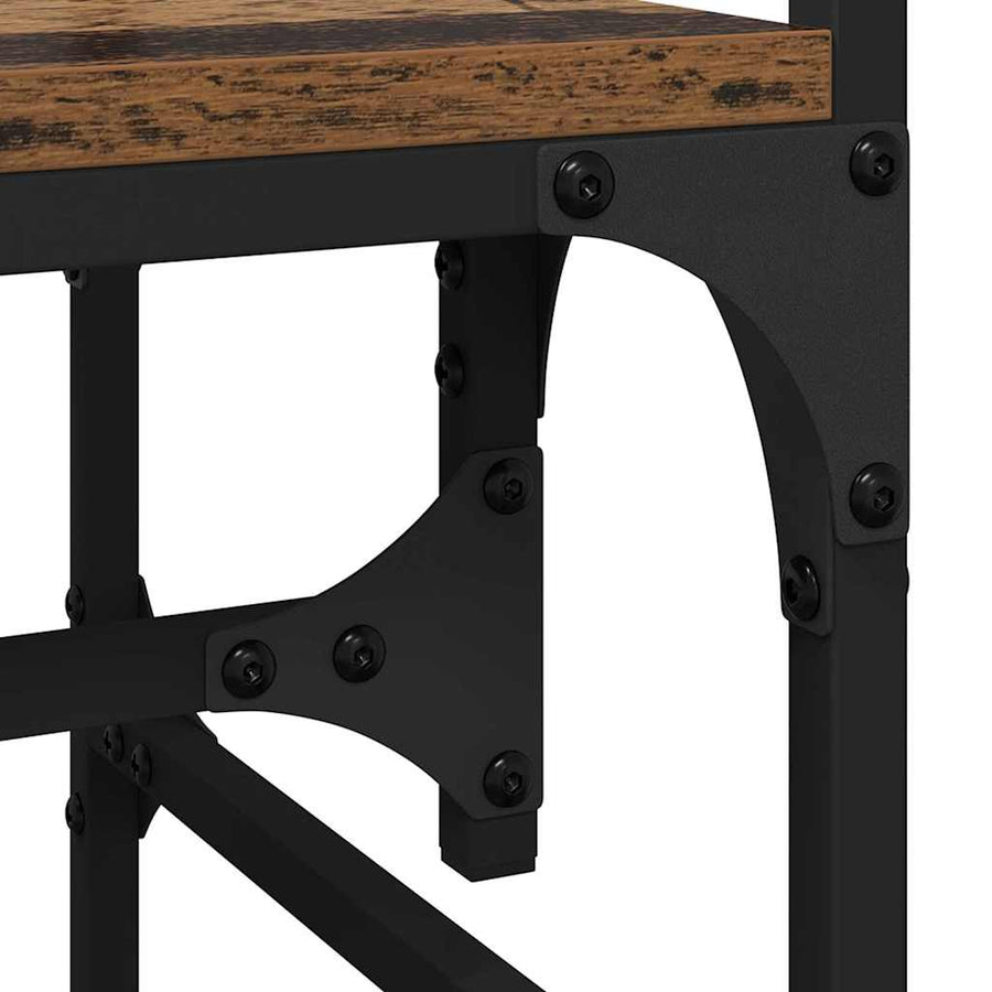 Kledingkast met lade Oud hout 89 x 39 x 184.5 cm Bewerkt hout