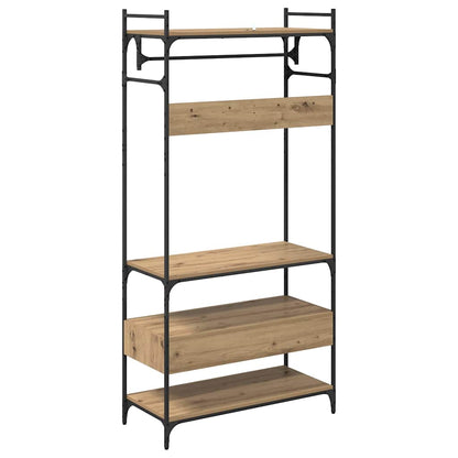 Kledingkast met lade artisanaal eikenkleurig 89 x 39 x 184.5 cm