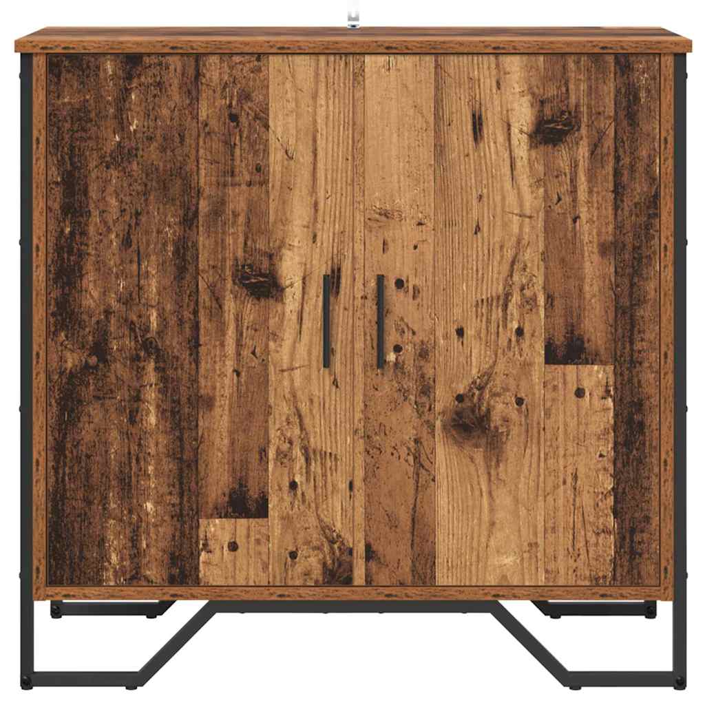 Dressoir met plank met opslag met de deur Bruin 78 x 35,5 x 74,5 cm Bewerkt hout