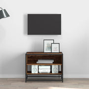 Tv-meubel 61x40x46 cm bewerkt hout bruin