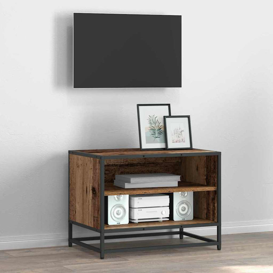 TV-kast Oud hout 61 x 40 x 46 cm Bewerkt hout