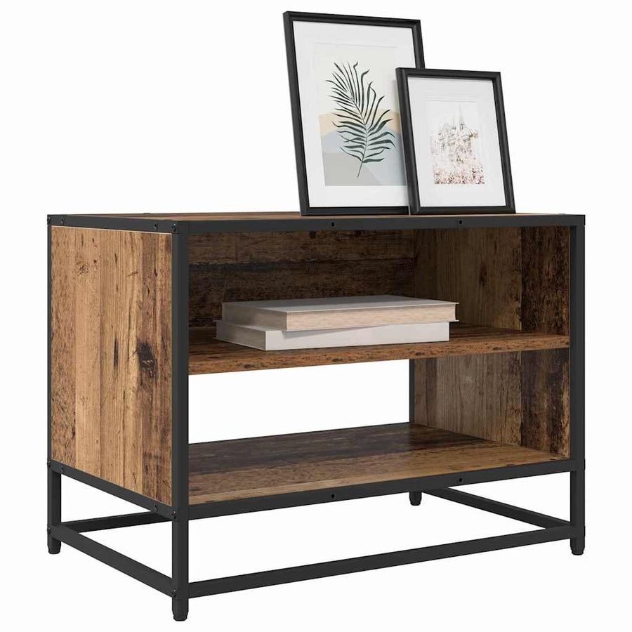 TV-kast Oud hout 61 x 40 x 46 cm Bewerkt hout