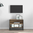 Tv-meubel 61x40x46 cm eikenkleurig bewerkt hout
