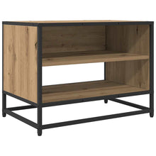 TV-kast artisanaal eikenkleurig 61 x 40 x 46 cm Bewerkt hout