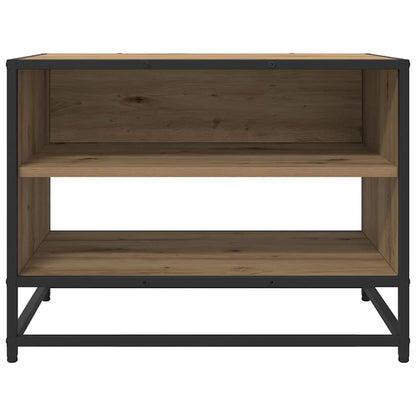 TV-kast artisanaal eikenkleurig 61 x 40 x 46 cm Bewerkt hout