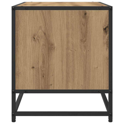 TV-kast artisanaal eikenkleurig 61 x 40 x 46 cm Bewerkt hout