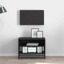 TV-kast Zwart eiken 61 x 40 x 46 cm Bewerkt hout