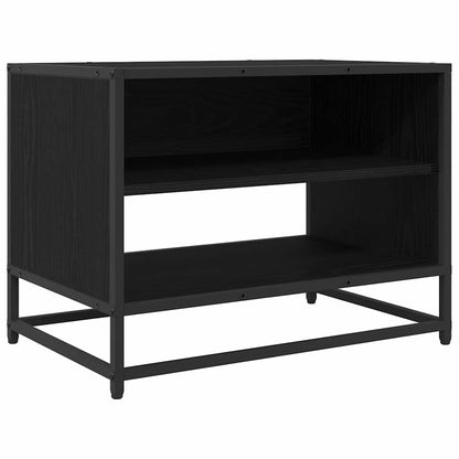 TV-kast Zwart eiken 61 x 40 x 46 cm Bewerkt hout