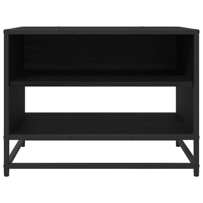 TV-kast Zwart eiken 61 x 40 x 46 cm Bewerkt hout