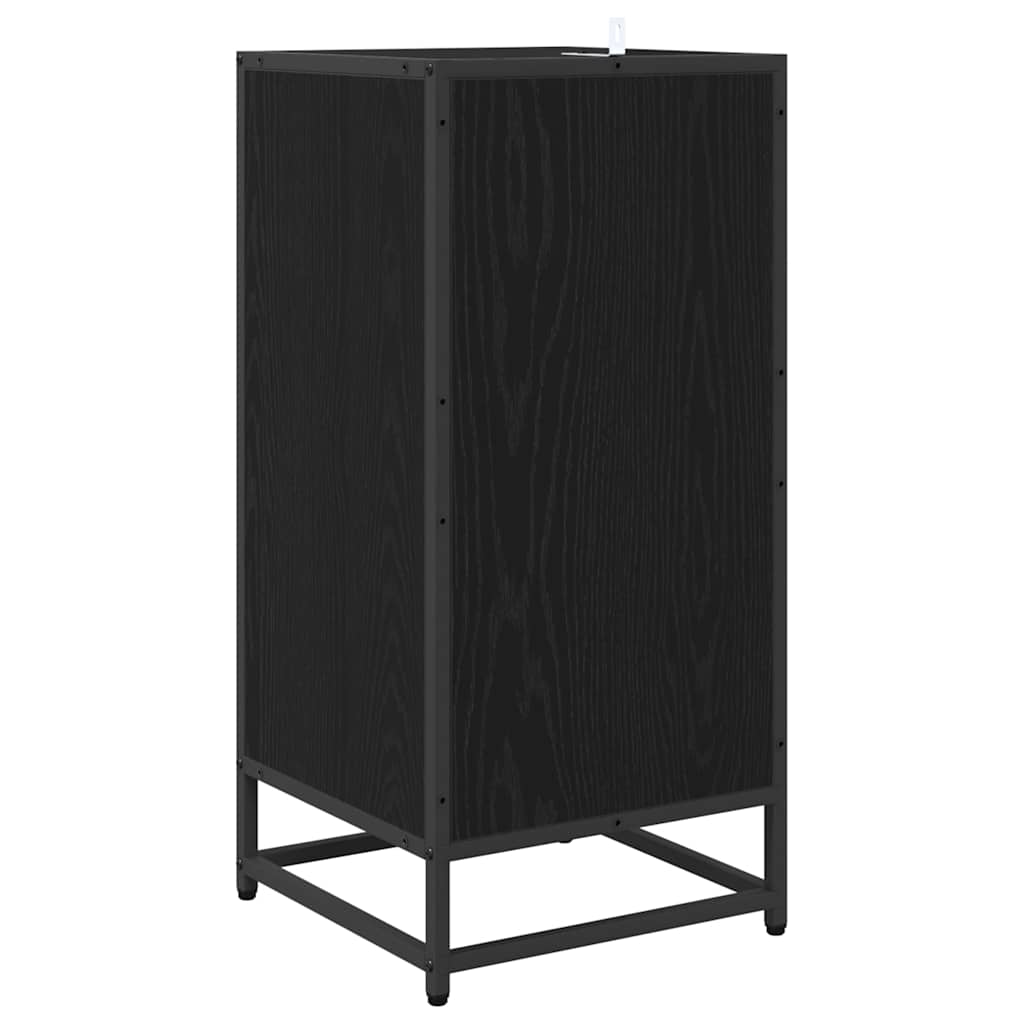 Dressoir Zwart Eiken 35,5 x 35 x 76 cm