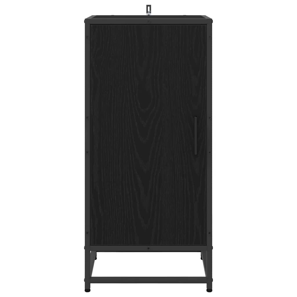 Dressoir Zwart Eiken 35,5 x 35 x 76 cm