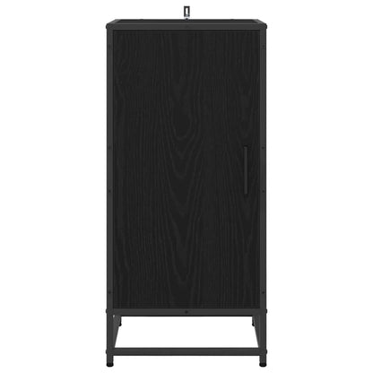 Dressoir Zwart Eiken 35,5 x 35 x 76 cm