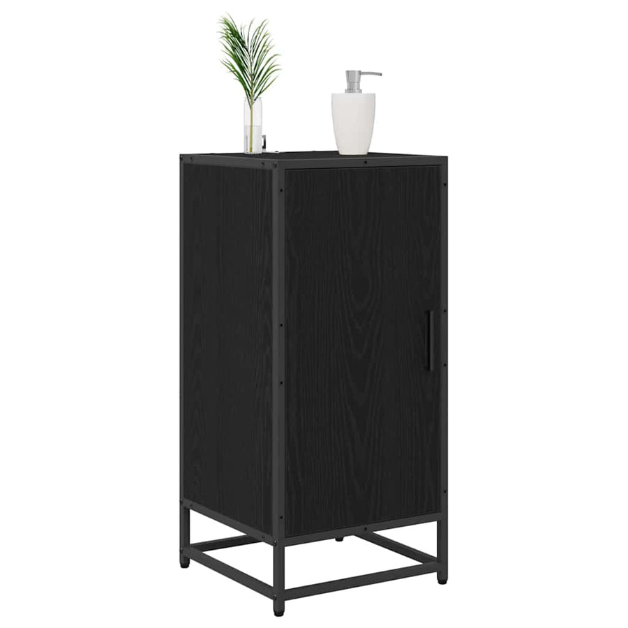 Dressoir Zwart Eiken 35,5 x 35 x 76 cm